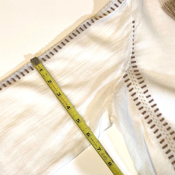 Karen Kane Boho Gorpcore Granola Earthy Women’s Small Peasant Top - Picture 13 of 14